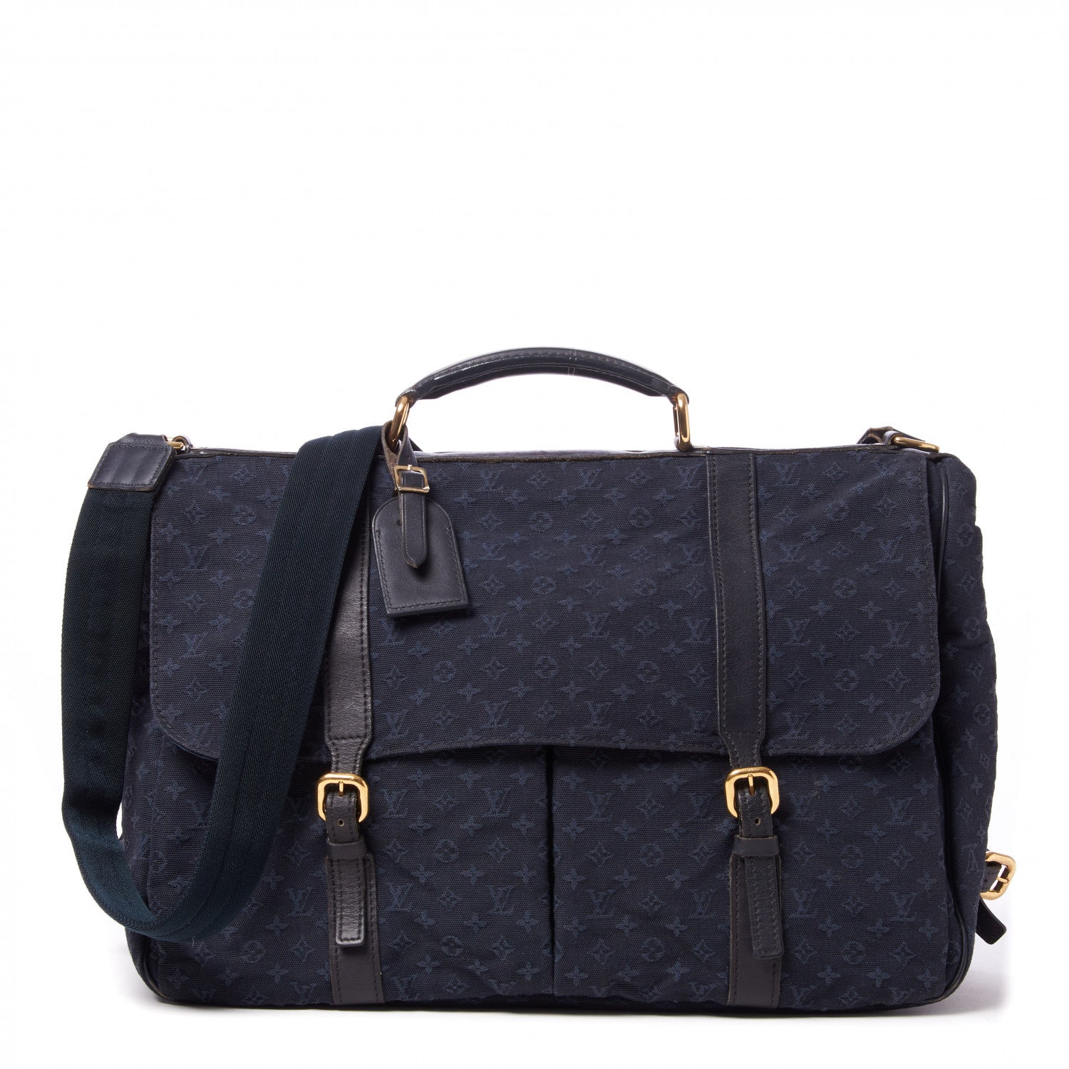 Louis Vuitton Mini Monogram Denise Navy 1 of 8