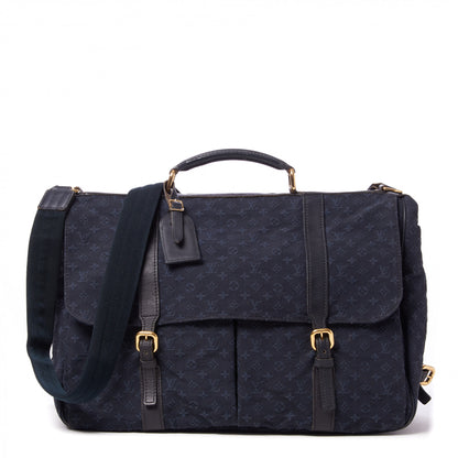 Louis Vuitton Mini Monogram Denise Navy 1 of 8