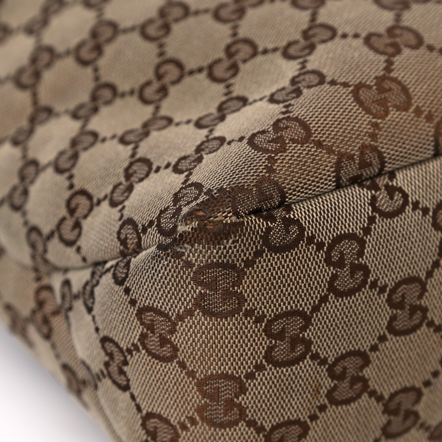 Gucci Monogram Medium Horsebit Chain Hobo Dark Brown 7 of 9