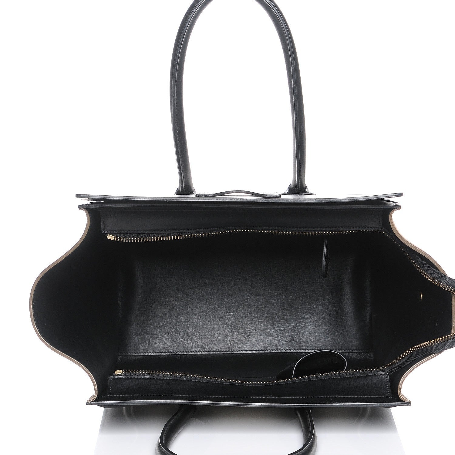 Celine Bullhide Calfskin Suede Mini Tri-Color Luggage White 5 of 8