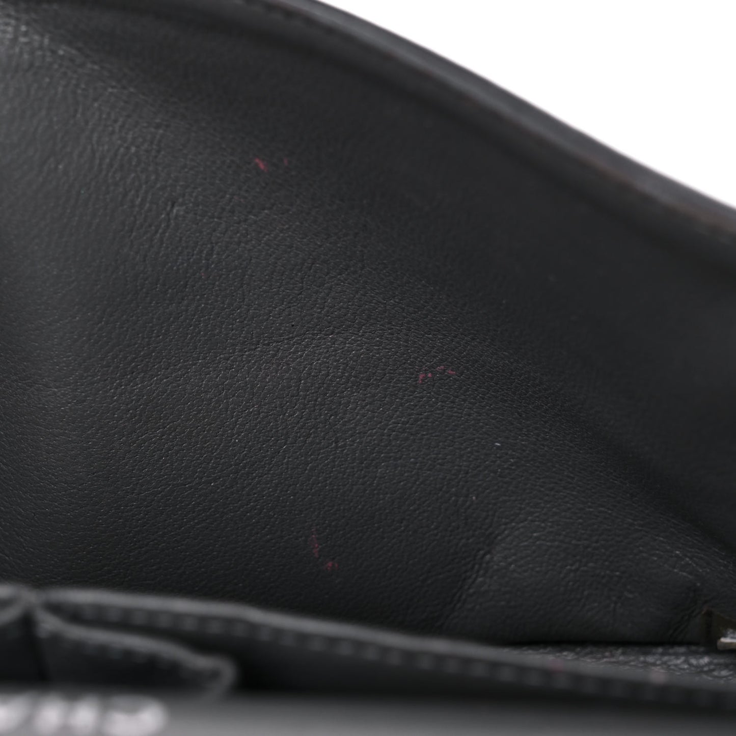 Lambskin Quilted Medium Double Flap Dark Grey