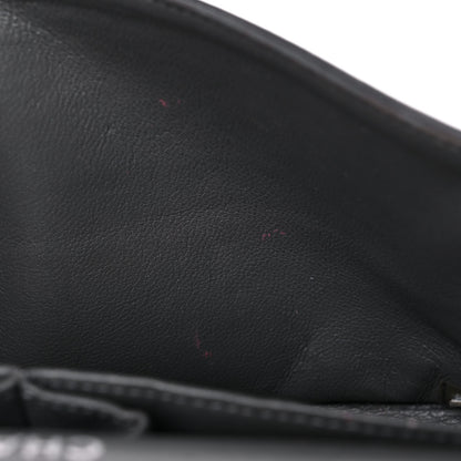 Chanel Lambskin Quilted Medium Double Flap Dark Grey 14 of 26