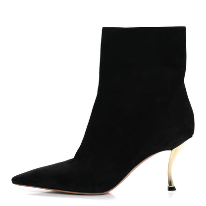 Christian Dior Suede D-Fame Ankle Boots 41 Black 1 of 9