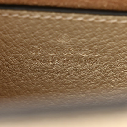 Gucci GG Supreme Monogram Textured Calfskin Web Small Ophidia Chain Shoulder Bag Beige Ebony Mystic White 7 of 11