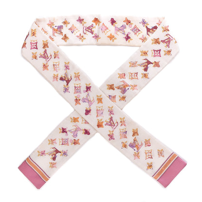 Louis Vuitton Silk Watercolor Aquarelle Bandeau White 1 of 4