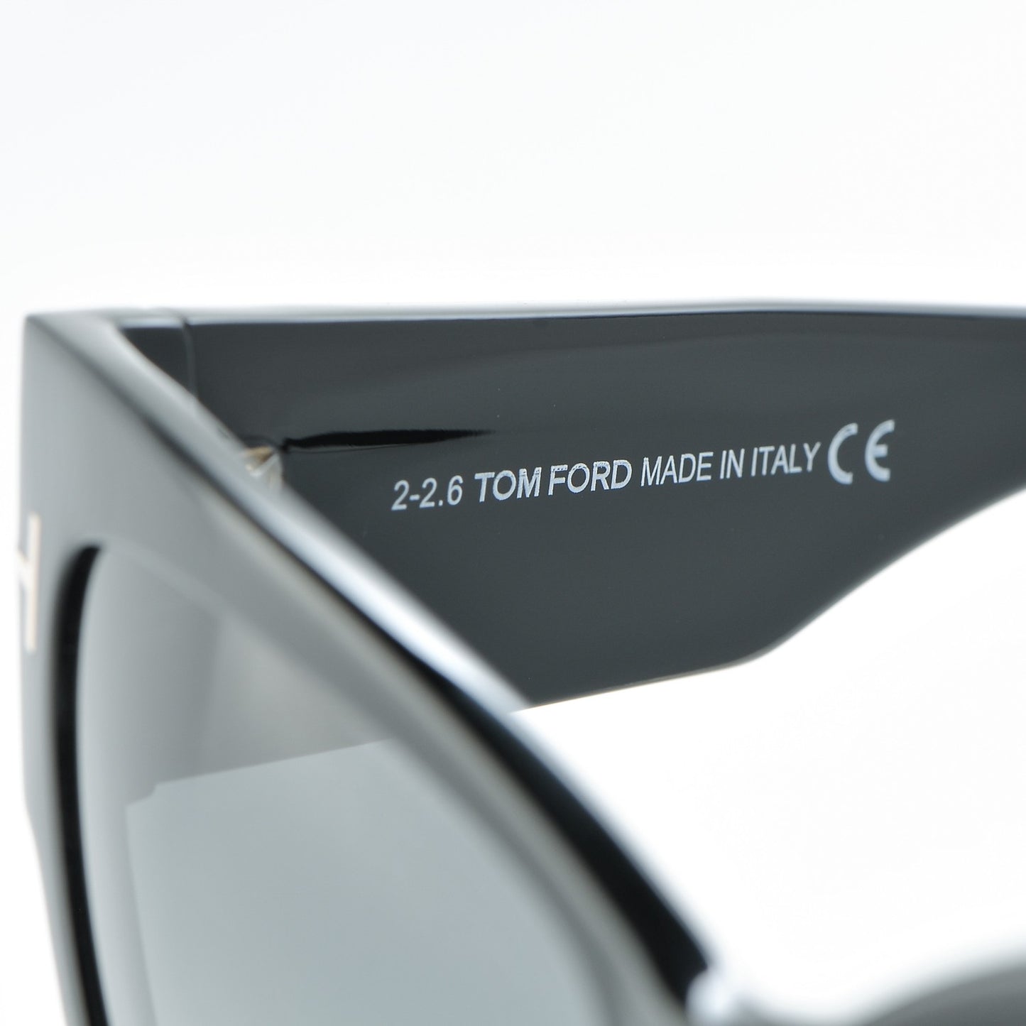 Acetate Anoushka Cat Eye Sunglasses TF371 Black