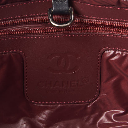 Chanel Nylon Quilted Small Coco Cocoon Tote Black 8 of 9