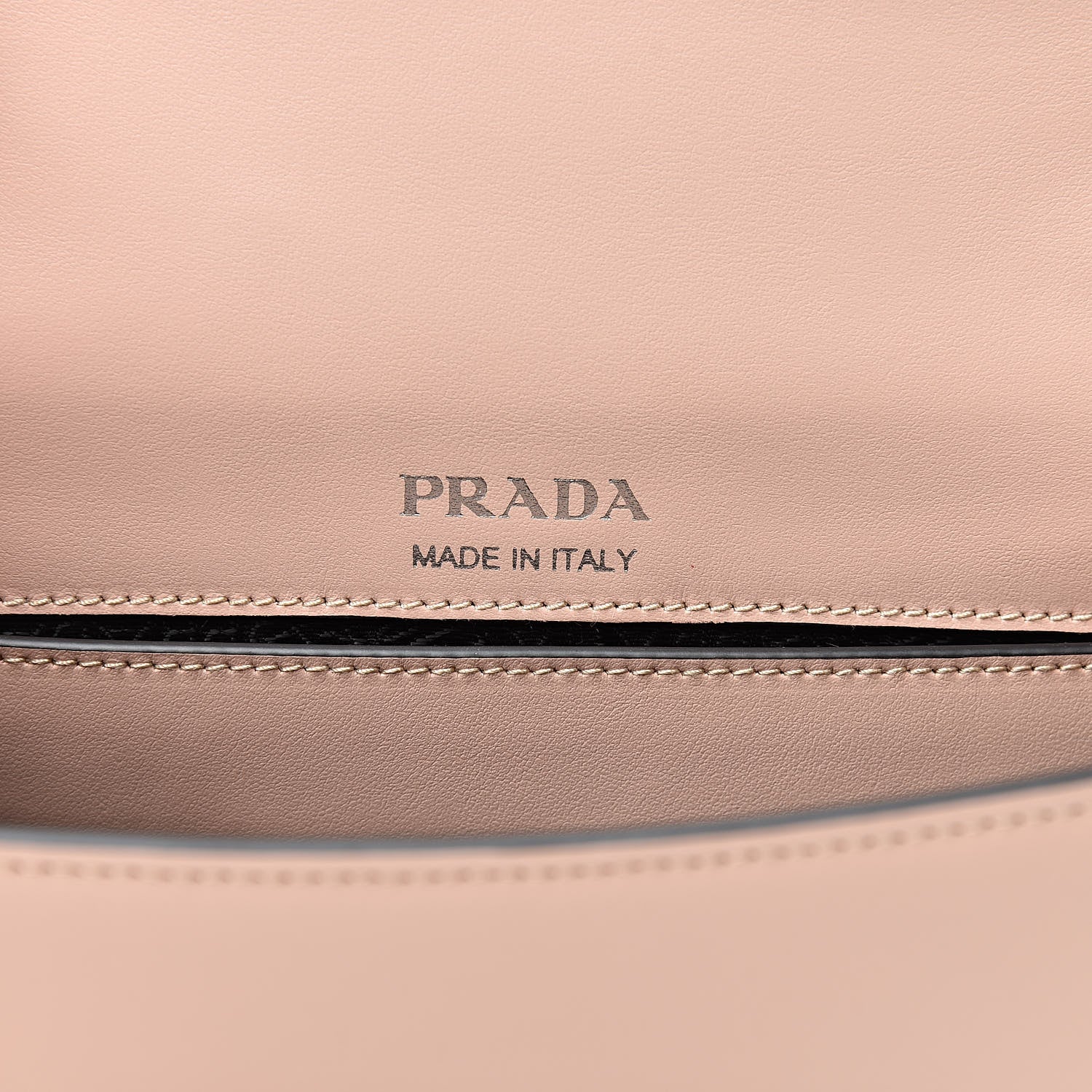 Prada Spazzolato Soft Calfskin Plex Ribbon Bag Pesco 6 of 11