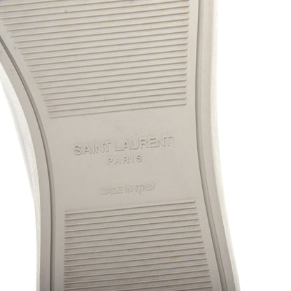 Saint Laurent Calfskin Andy Low Top Sneakers 41 Mystic White 9 of 10