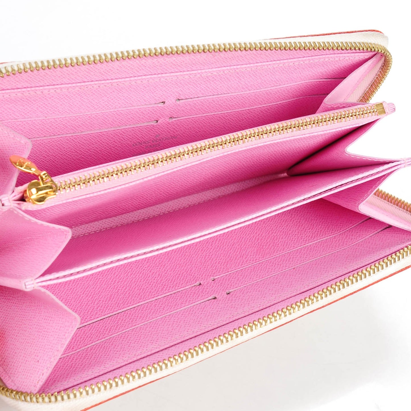 Monogram Multicolor Zippy Wallet White Litchi