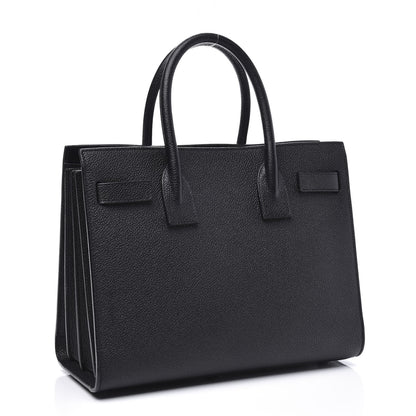 Saint Laurent Grained Calfskin Baby Sac De Jour Black 2 of 11