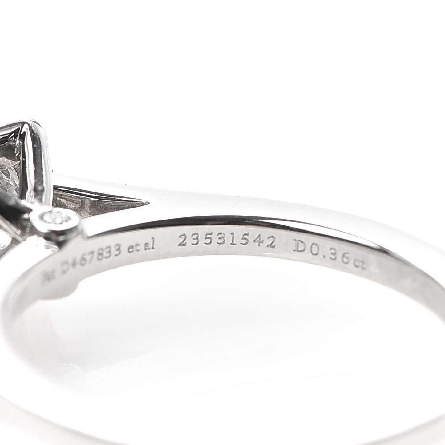 Platinum Diamond .36ct Legacy Engagement Ring 47 4