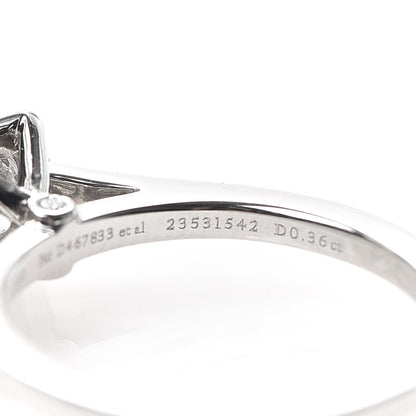 Tiffany Platinum Diamond .36ct Legacy Engagement Ring 47 4 6 of 6