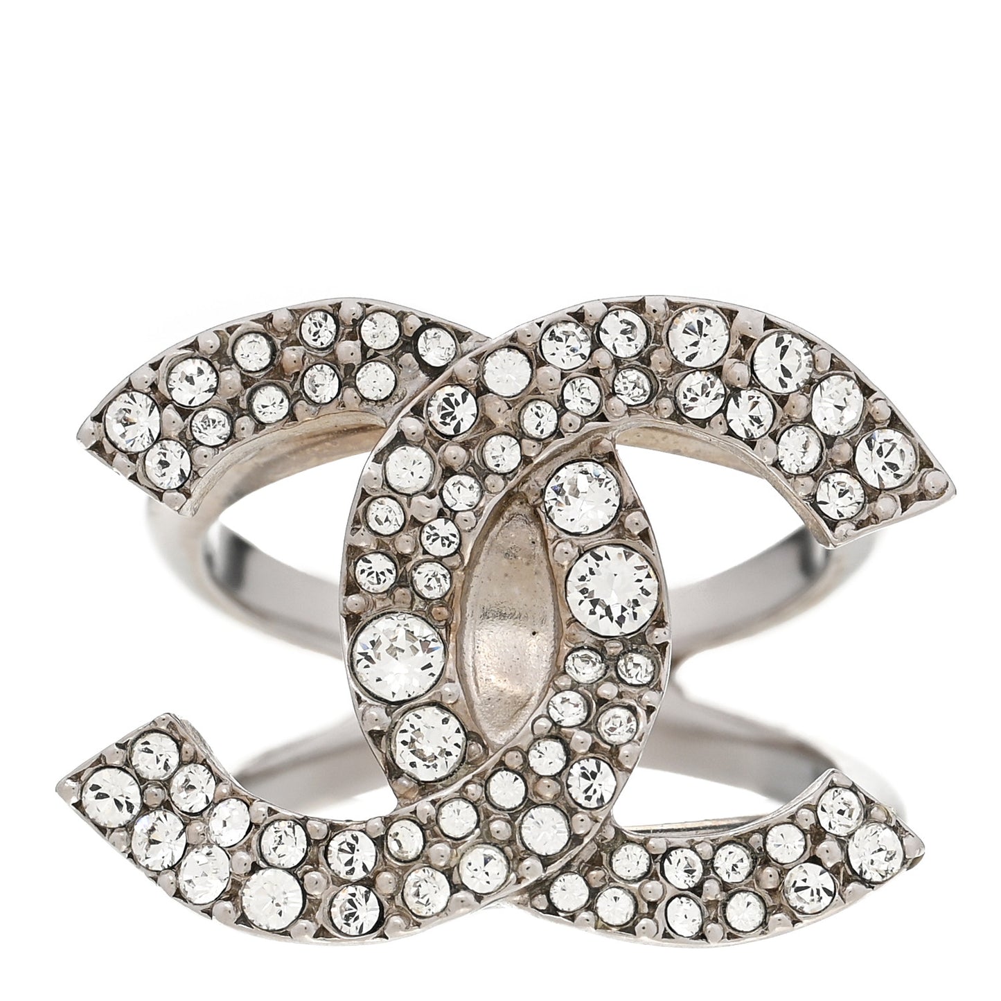 Metal Crystal Palais Garnier Ring 52 6 Silver