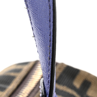 Fendi Zucca Vitello Elite Small Boston Tobacco Viola Cassis 11 of 11