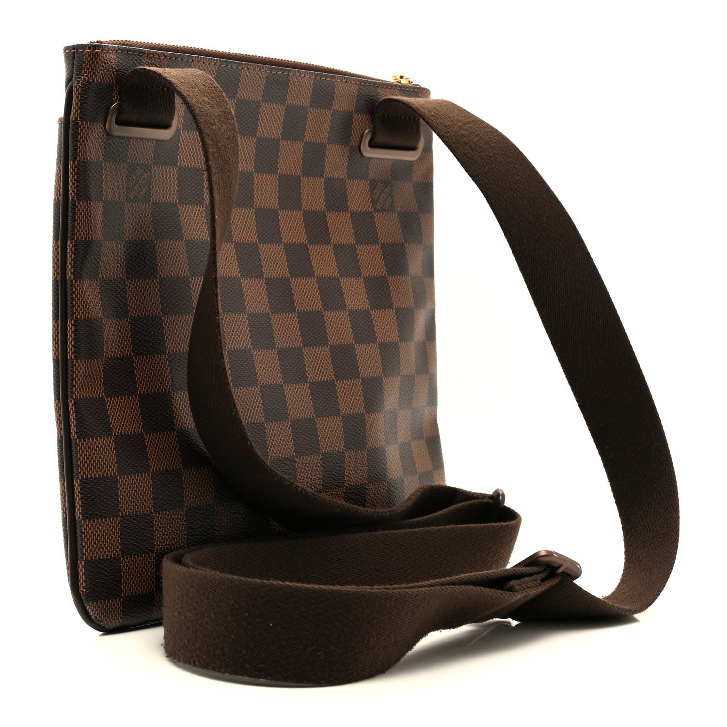 Louis Vuitton Damier Ebene Brooklyn Flat Pochette 3 of 10