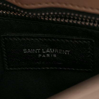 Saint Laurent Calfskin Y Quilted Monogram Toy Loulou Crossbody Bag Light Natural 6 of 10