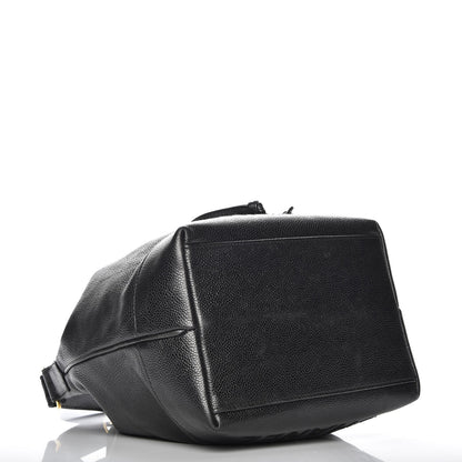 Chanel Caviar CC Drawstring Shoulder Bag Black 4 of 8