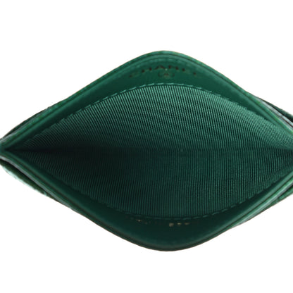 Chanel Metallic Caviar Quilted Card Holder Green 5 of 12