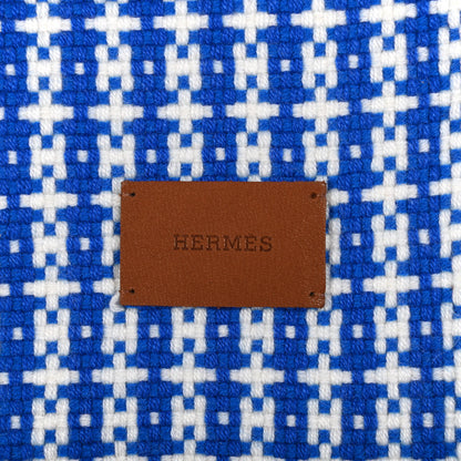 Hermes Cashmere Loom Mosaique Blanket Egee 4 of 4