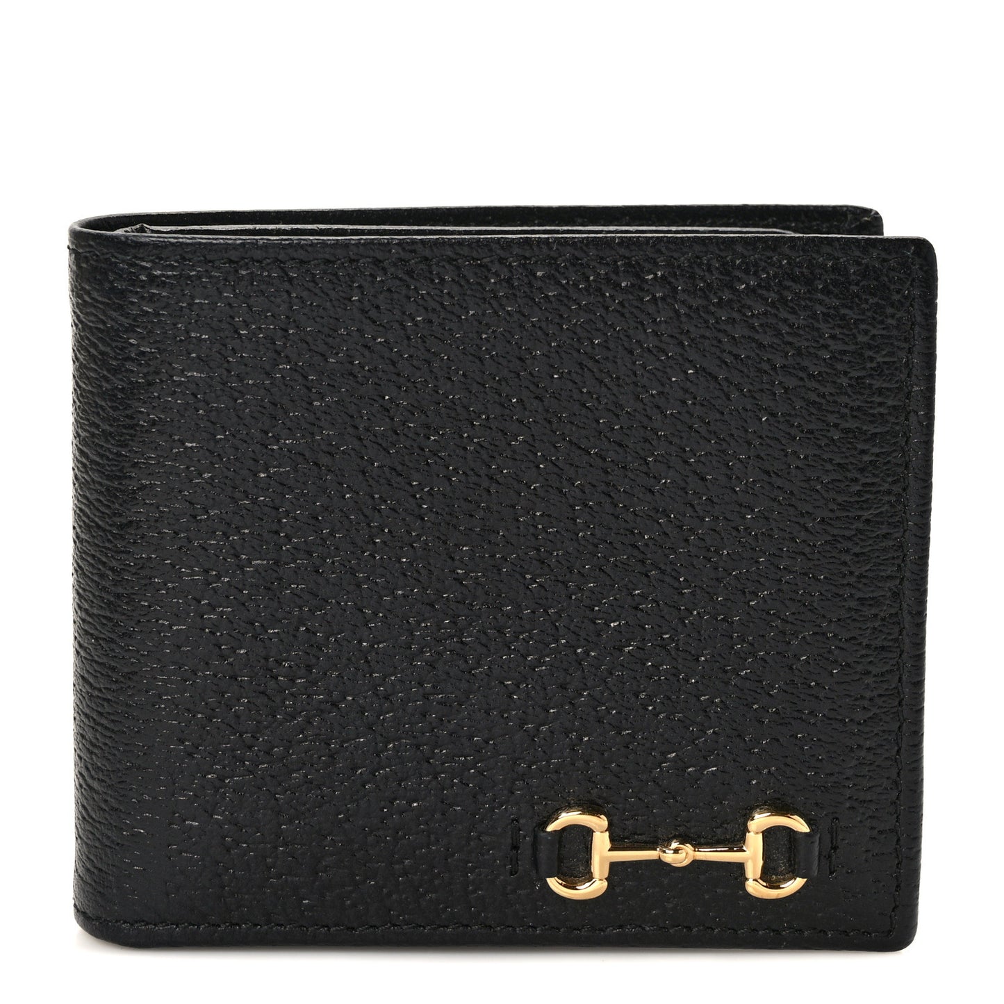 Calfskin Horsebit 1955 Bi-Fold Wallet Black