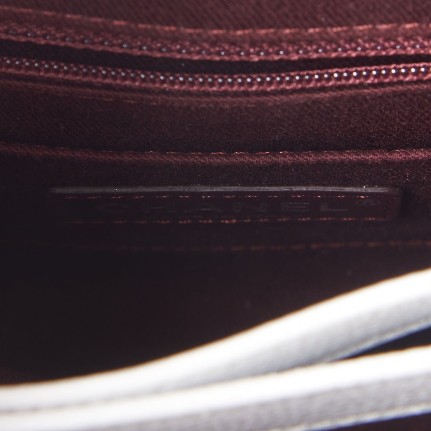 Grained Calfskin Mini Neo Executive Shopper Tote White