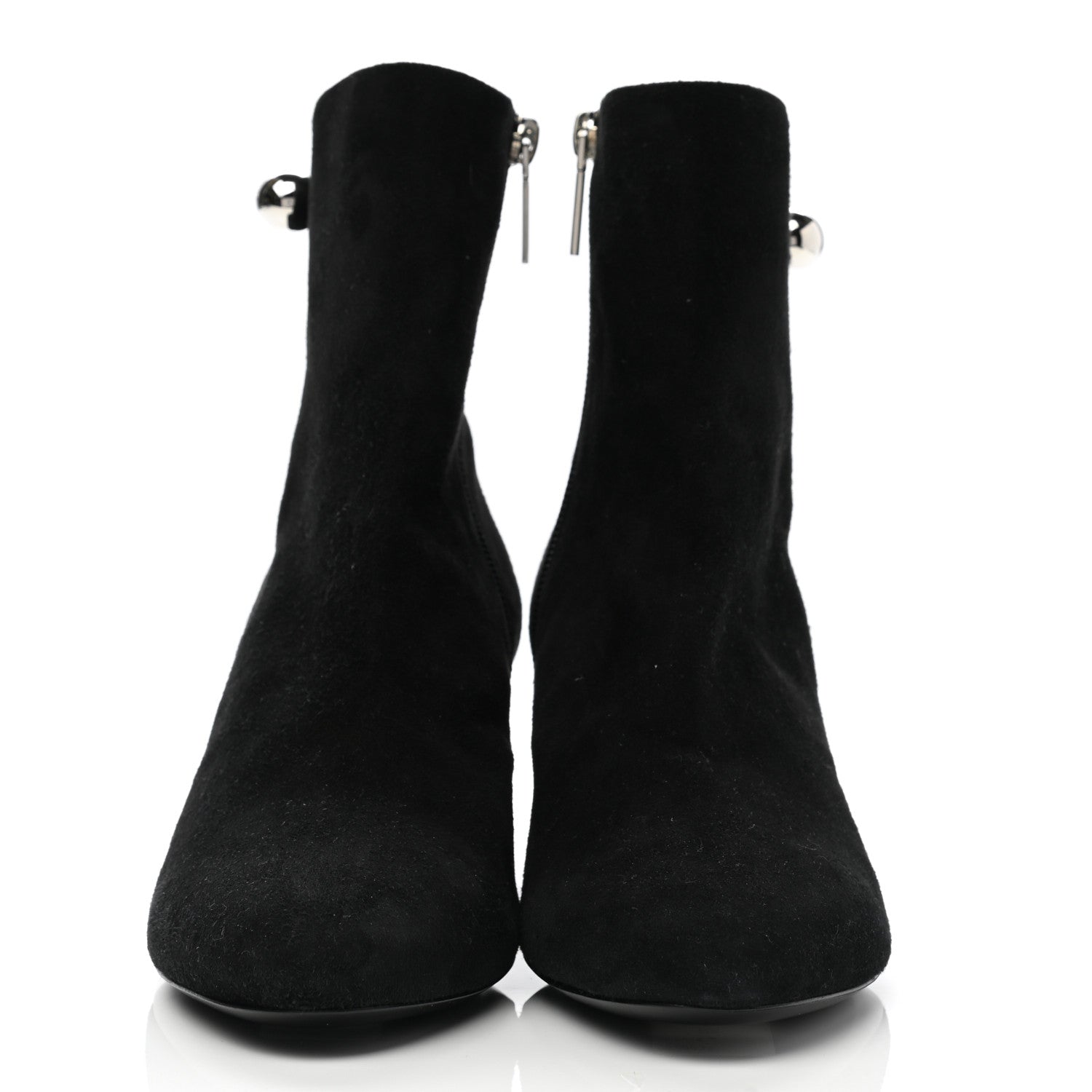Christian Dior Suede Ankle Boots 38 Black 2 of 9