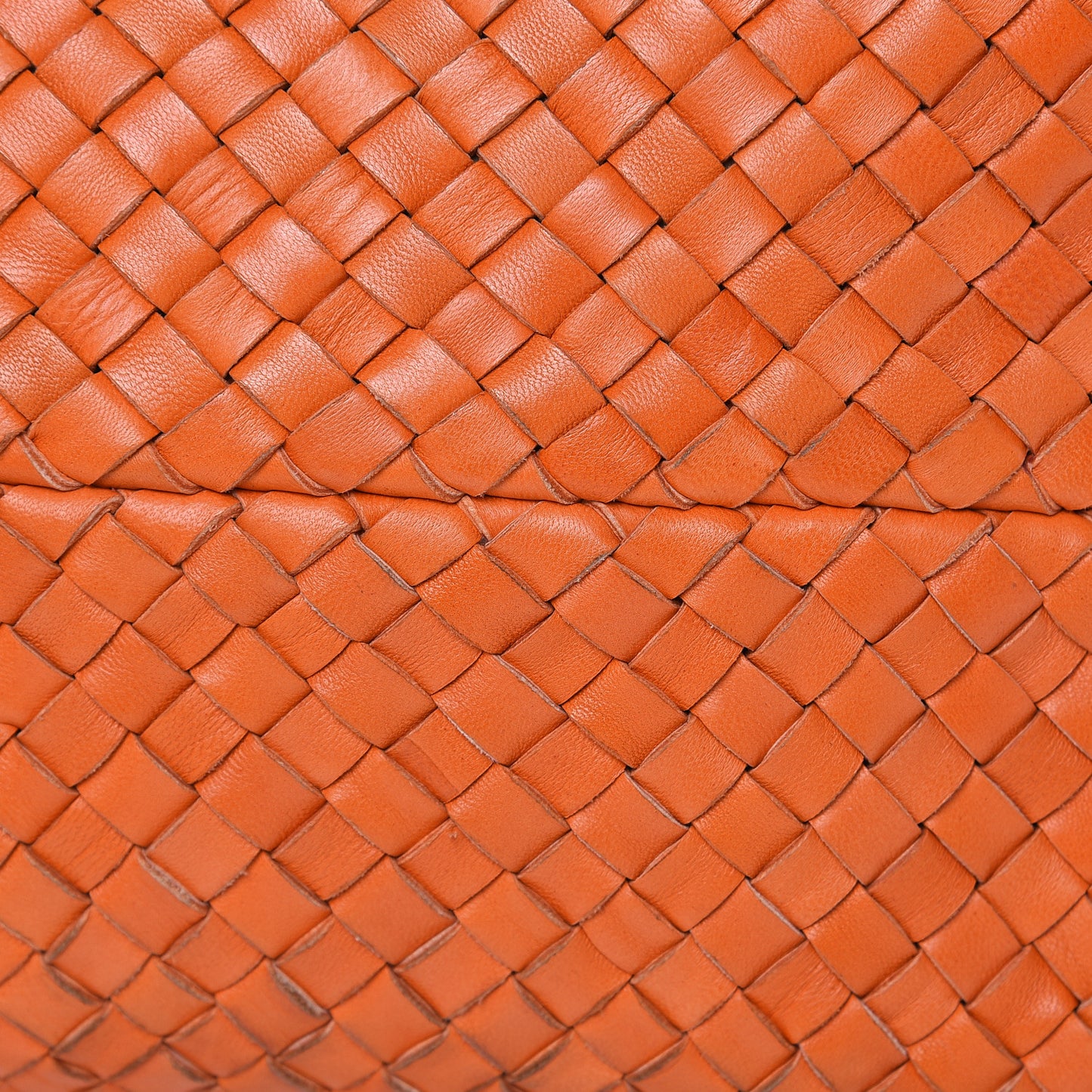 Nappa Intrecciato Medium Cabat Orange