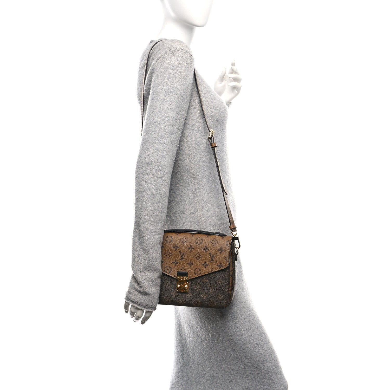Louis Vuitton Reverse Monogram Pochette Metis 2 of 9
