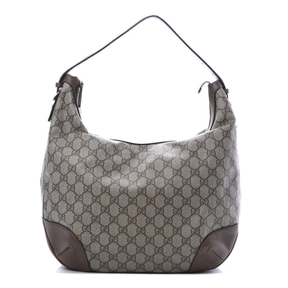 Gucci GG Supreme Monogram Margaux Calfskin Medium Nice Hobo Beige Ebony Acero 1 of 11