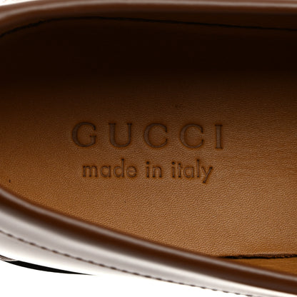Gucci Calfskin Mens Interlocking G Millennial Ribot Loafers 8 Cuir 6 of 9