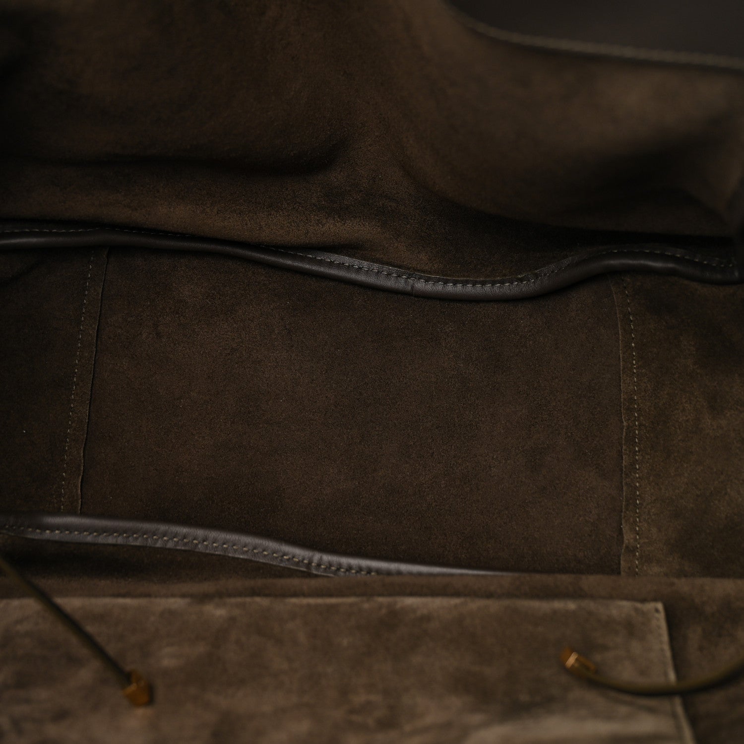Saint Laurent Suede Bea Tote Blue Musk 4 of 9