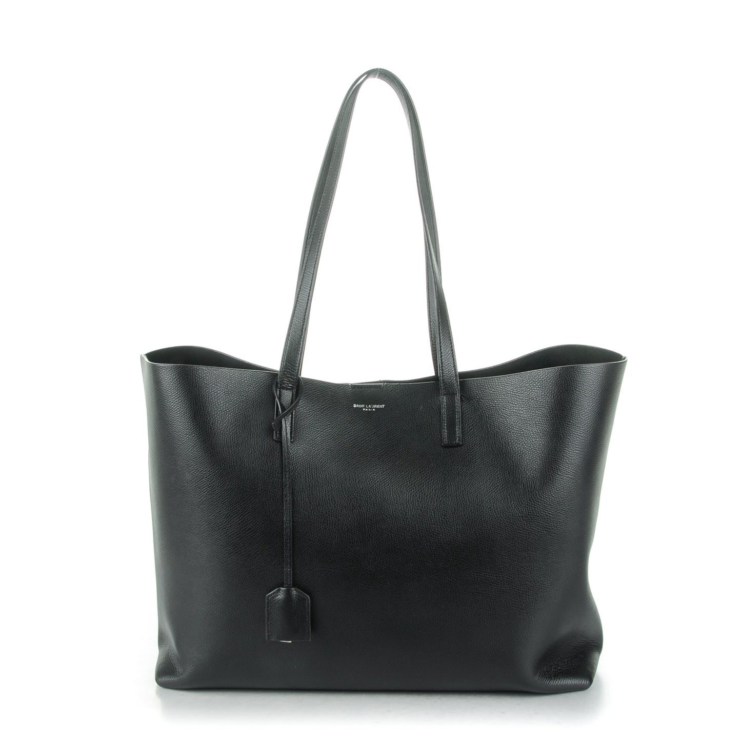 Calfskin Large Shopping Tote Black