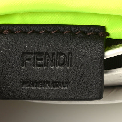 Fendi Transparent Paillettes Elaphe Mini Baguette Yellow Fluo Avorio 6 of 13