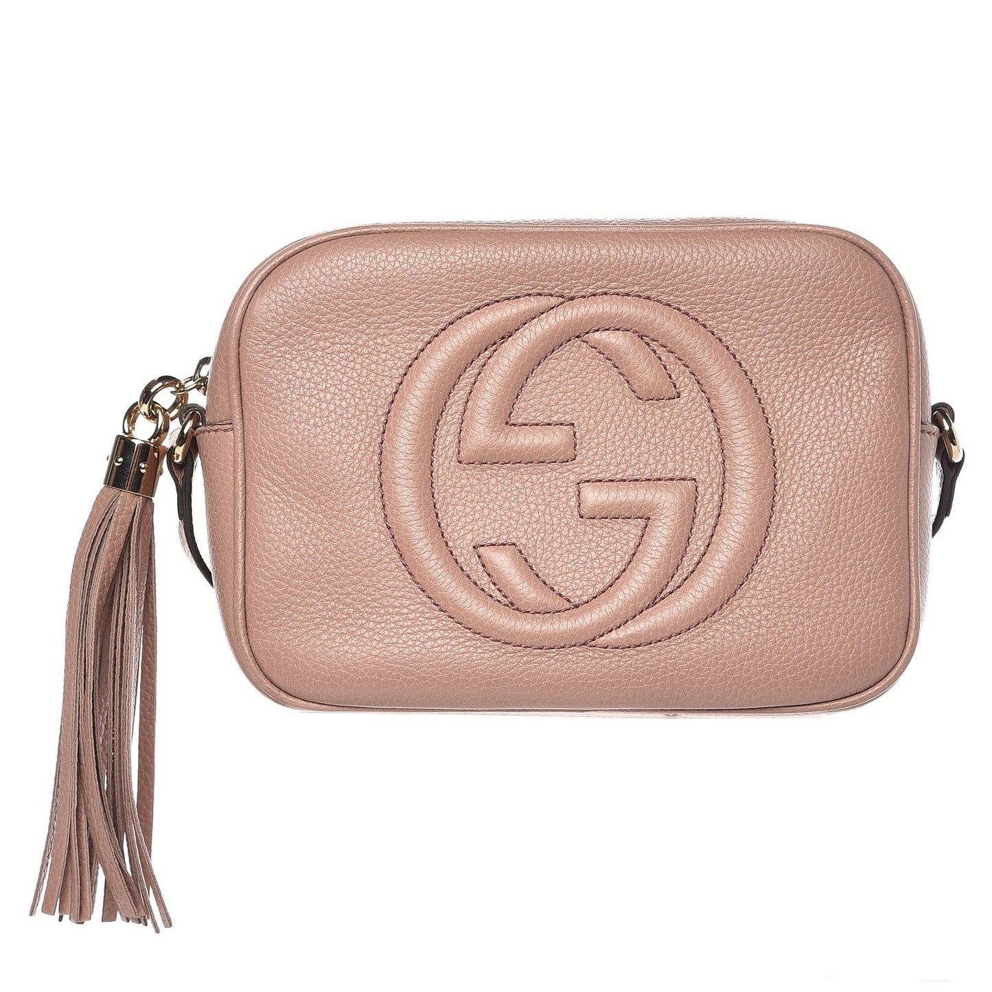 Cellarius Calfskin Small Soho Disco Bag Dark Cipria