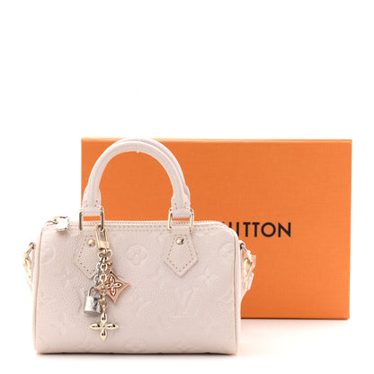 Louis Vuitton Empreinte Monogram Nano Speedy Snowy Pearl 10 of 10