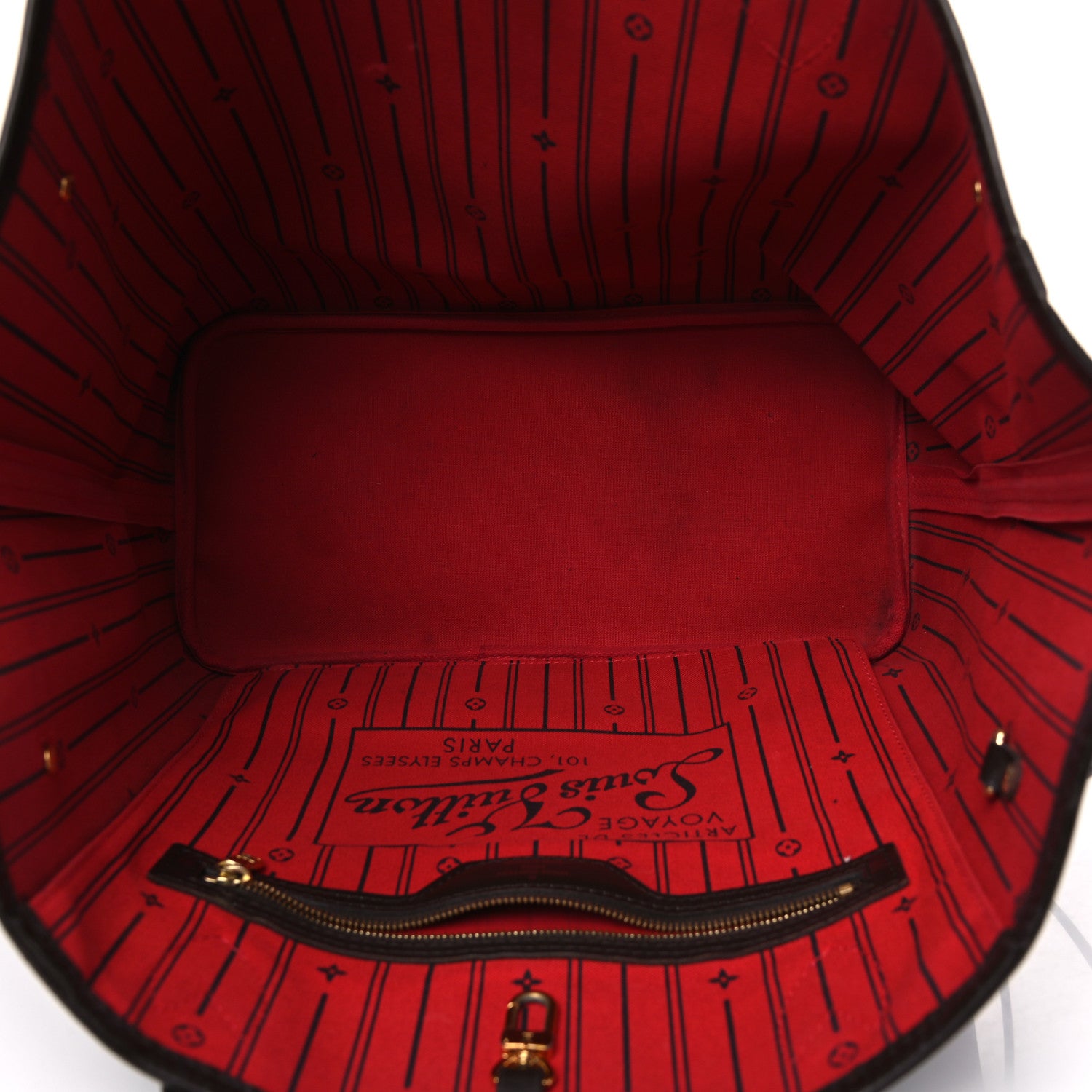 Louis Vuitton Damier Ebene Neverfull MM 4 of 15