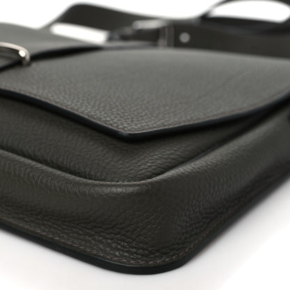 Hermes Togo Steve Light Messenger Vert De Gris 10 of 10