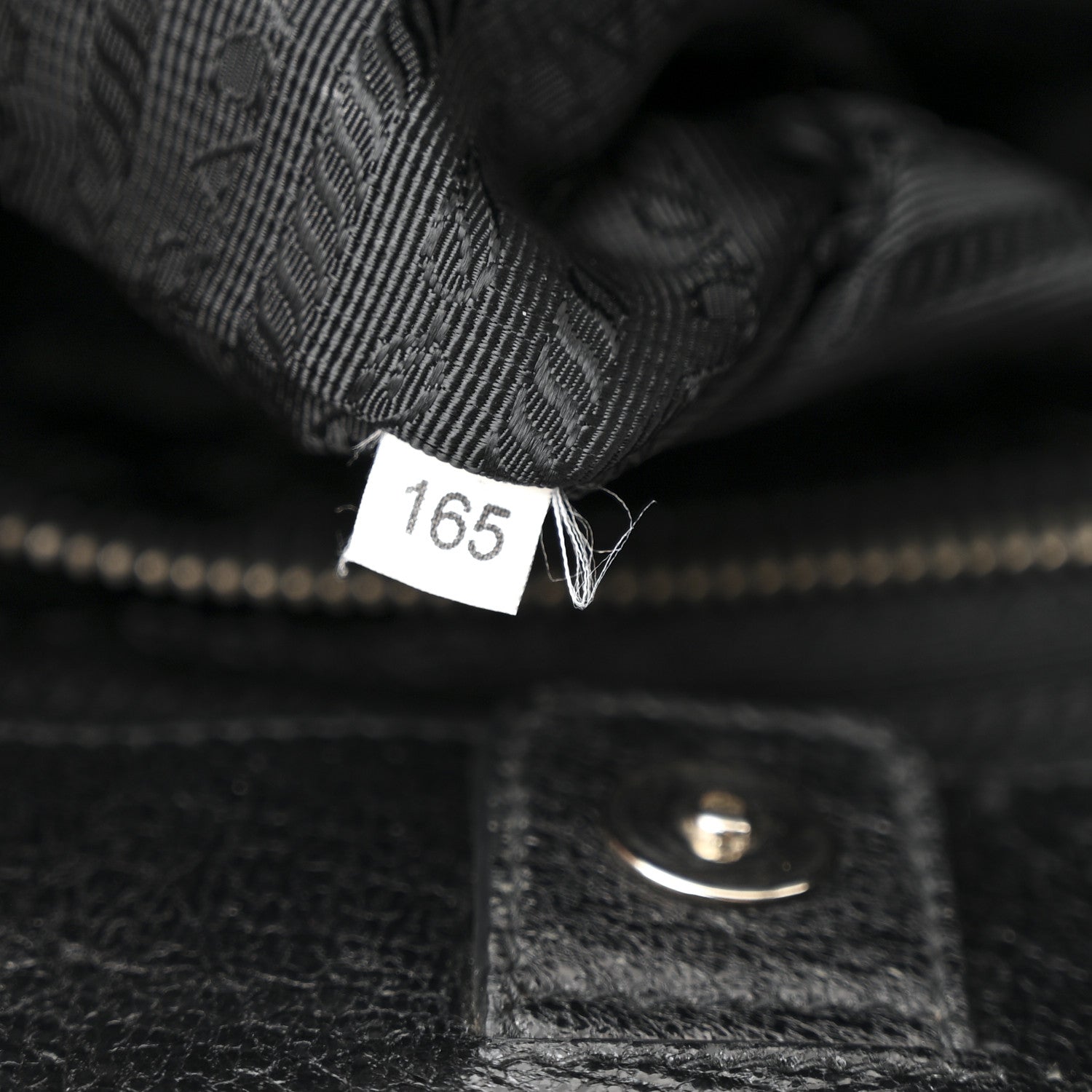 Prada Tessuto Nylon Cervo Lux 24H Tote Black 7 of 11