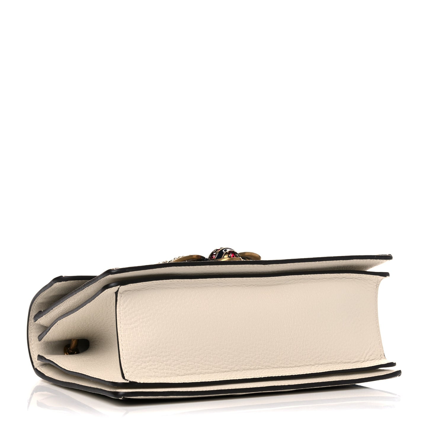 GG Supreme Monogram Small Queen Margaret Top Handle Bag White