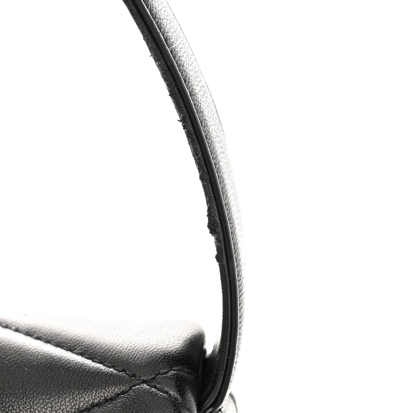 Lambskin Quilted Le 57 Diamond Shoulder Bag Black