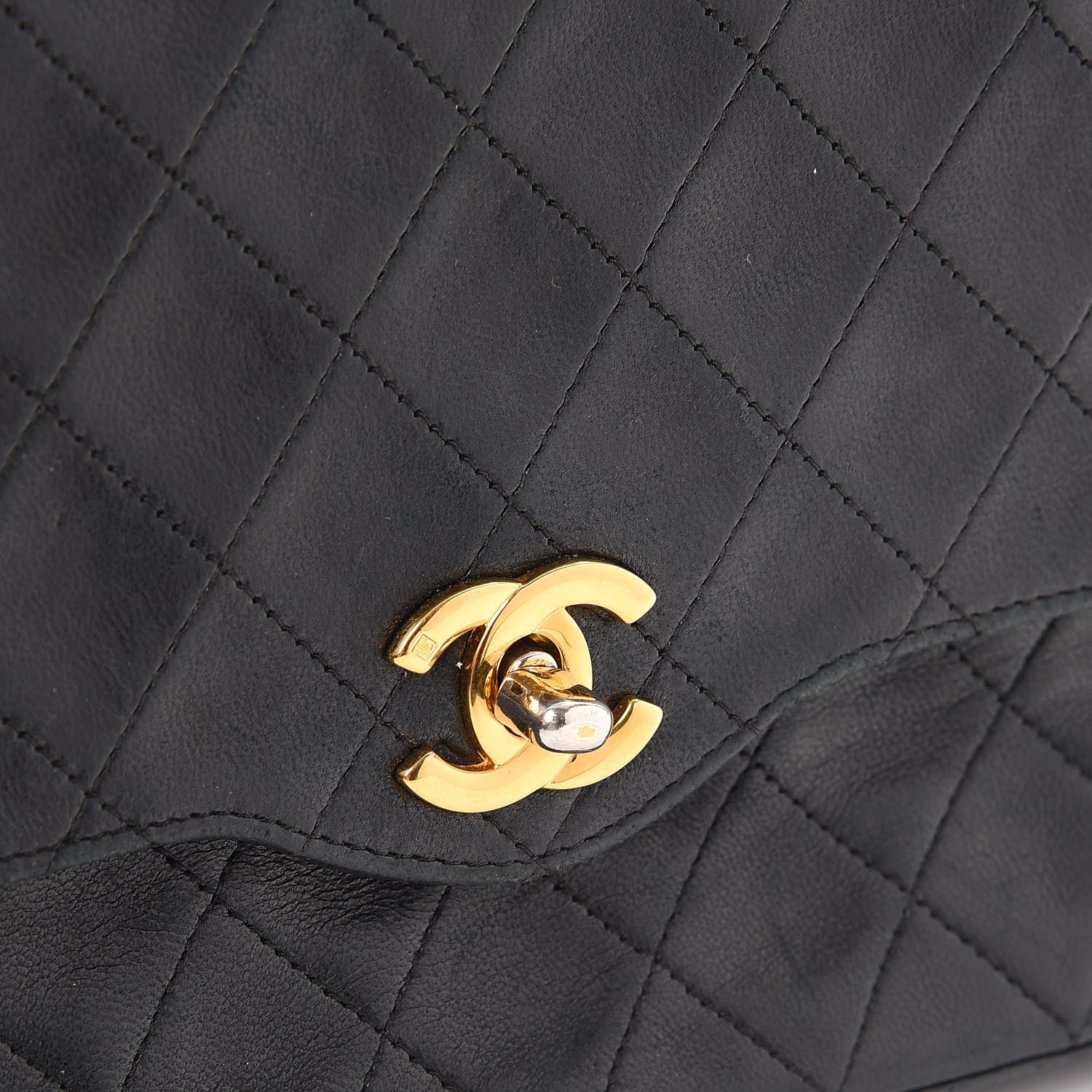 Chanel Lambskin Quilted Small Single Flap Black 13 of 13