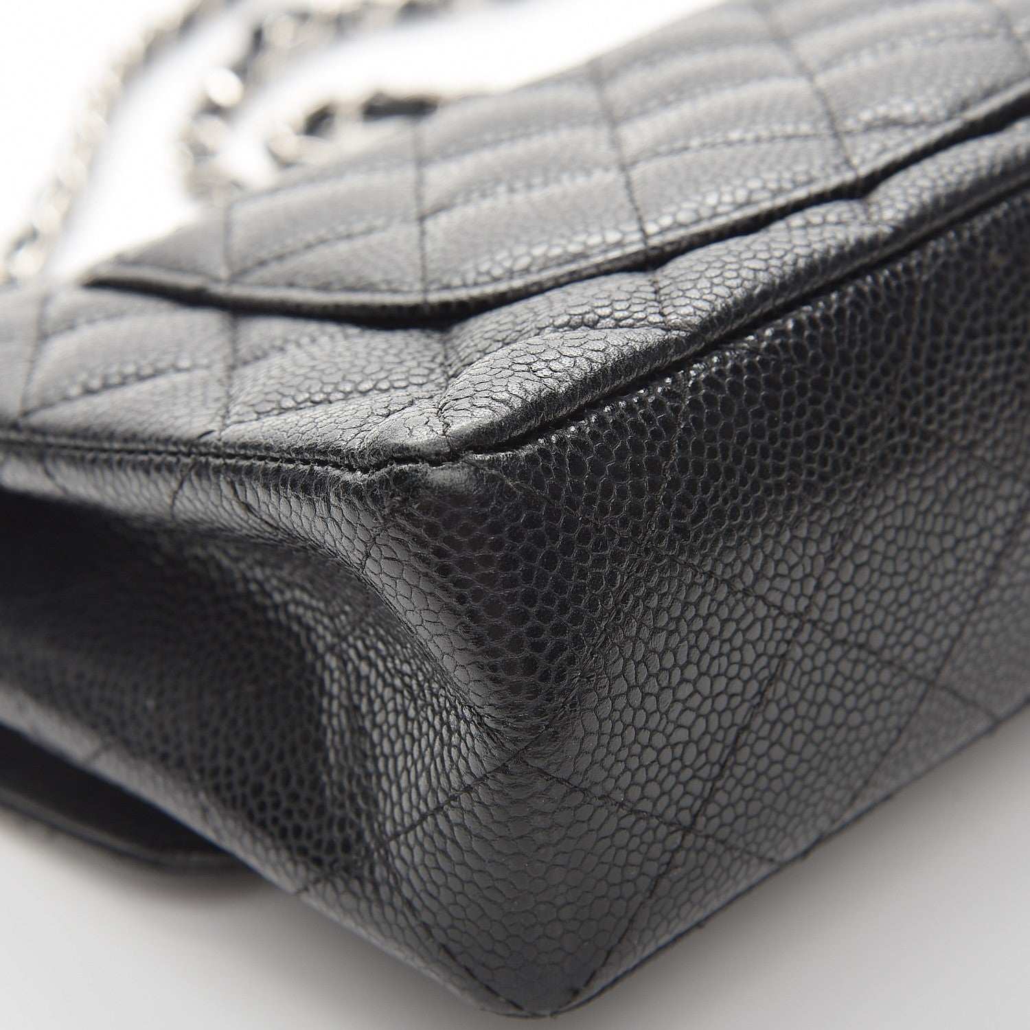 Chanel Caviar Quilted Small Double Flap Black 14 of 15