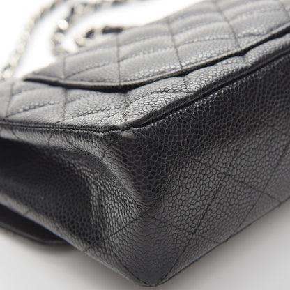 Chanel Caviar Quilted Small Double Flap Black 14 of 15