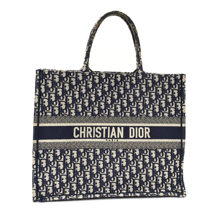 Christian Dior Oblique Large Book Tote Blue Multicolor 1 of 14
