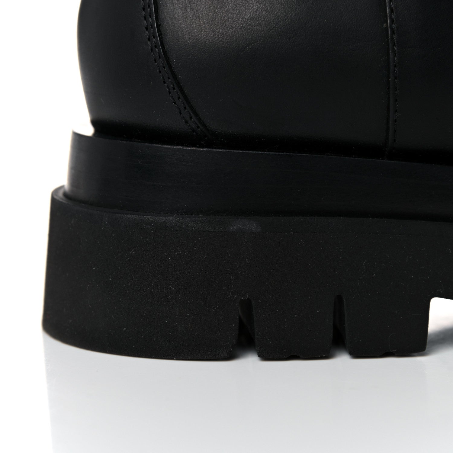 Bottega Veneta Calfskin The Lug Chelsea Boots 37.5 Black 9 of 16