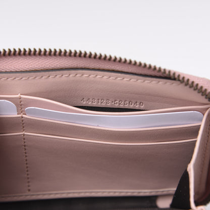 Gucci Calfskin Matelasse GG Marmont Zip Around Wallet Perfect Pink 6 of 7