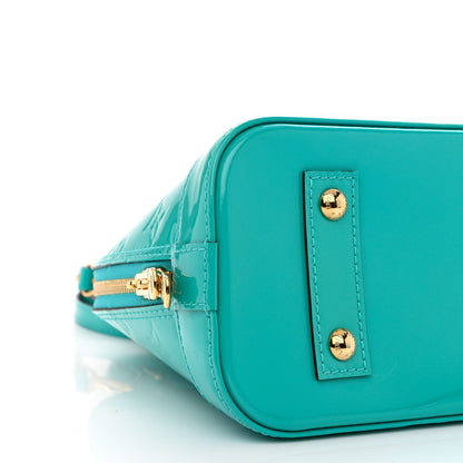 Louis Vuitton Vernis Alma BB Turquoise 10 of 11