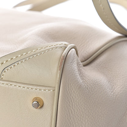 Burberry Grainy Calfskin Small Canterbury Tote Beige 10 of 18