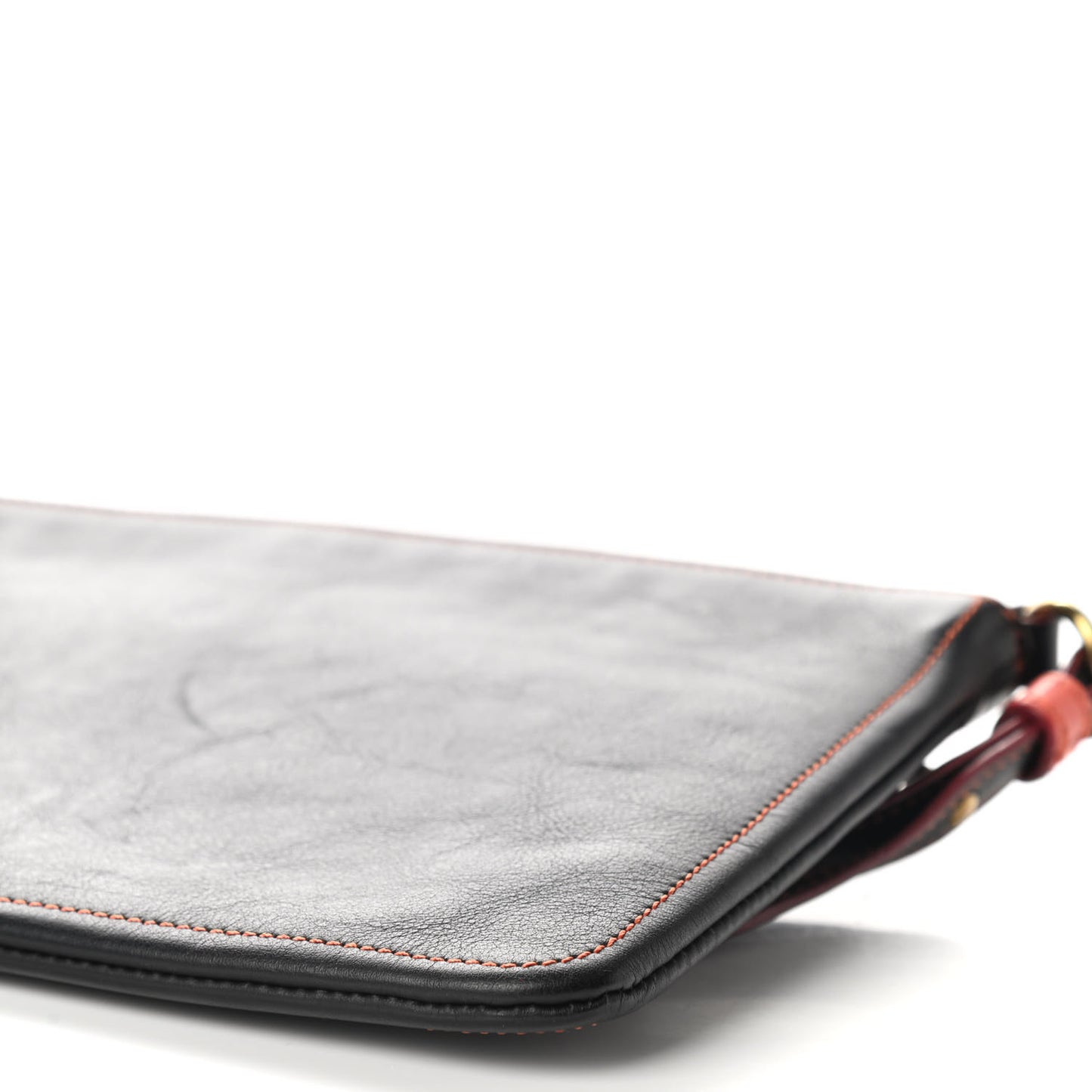 Calfskin Tassel Crossbody Black Pink